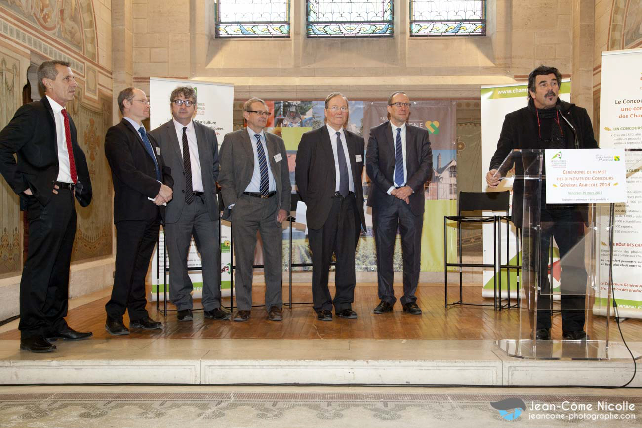 Reportage évènementiel pour la remise des prix du concours général agricole pour la chambre d'agriculture de Champagne-Ardenne