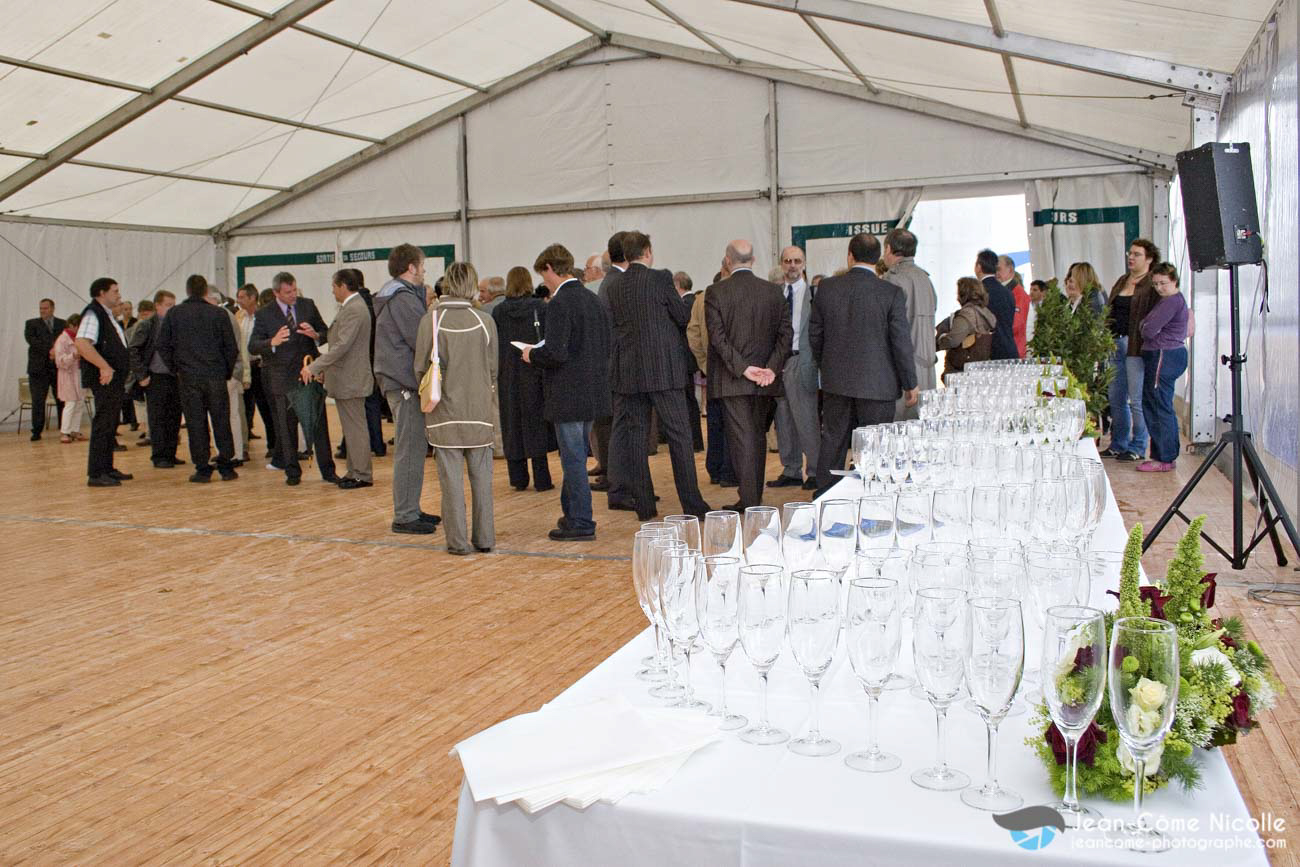 reportage évènementiel pour l'inauguration d'une station d'épuration écologique pour la communauté de communes d'epernay