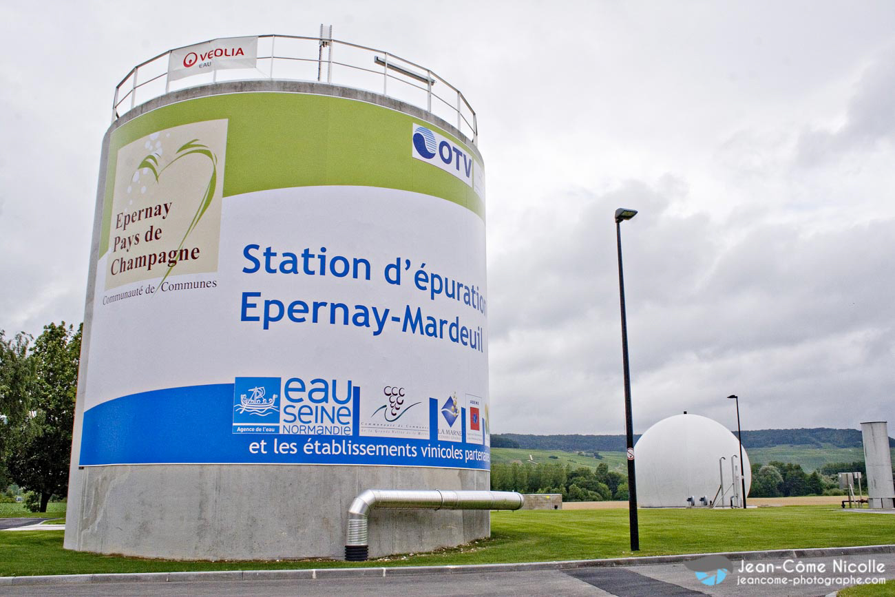 reportage évènementiel pour l'inauguration d'une station d'épuration écologique pour la communauté de communes d'epernay