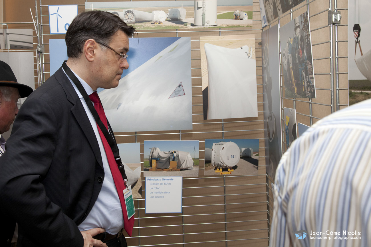 Reportage évènementiel et studio photocall et exposition évènementielle pour inauguration pour Eole Génération, maitre d'oeuvre sur parcs éoliens