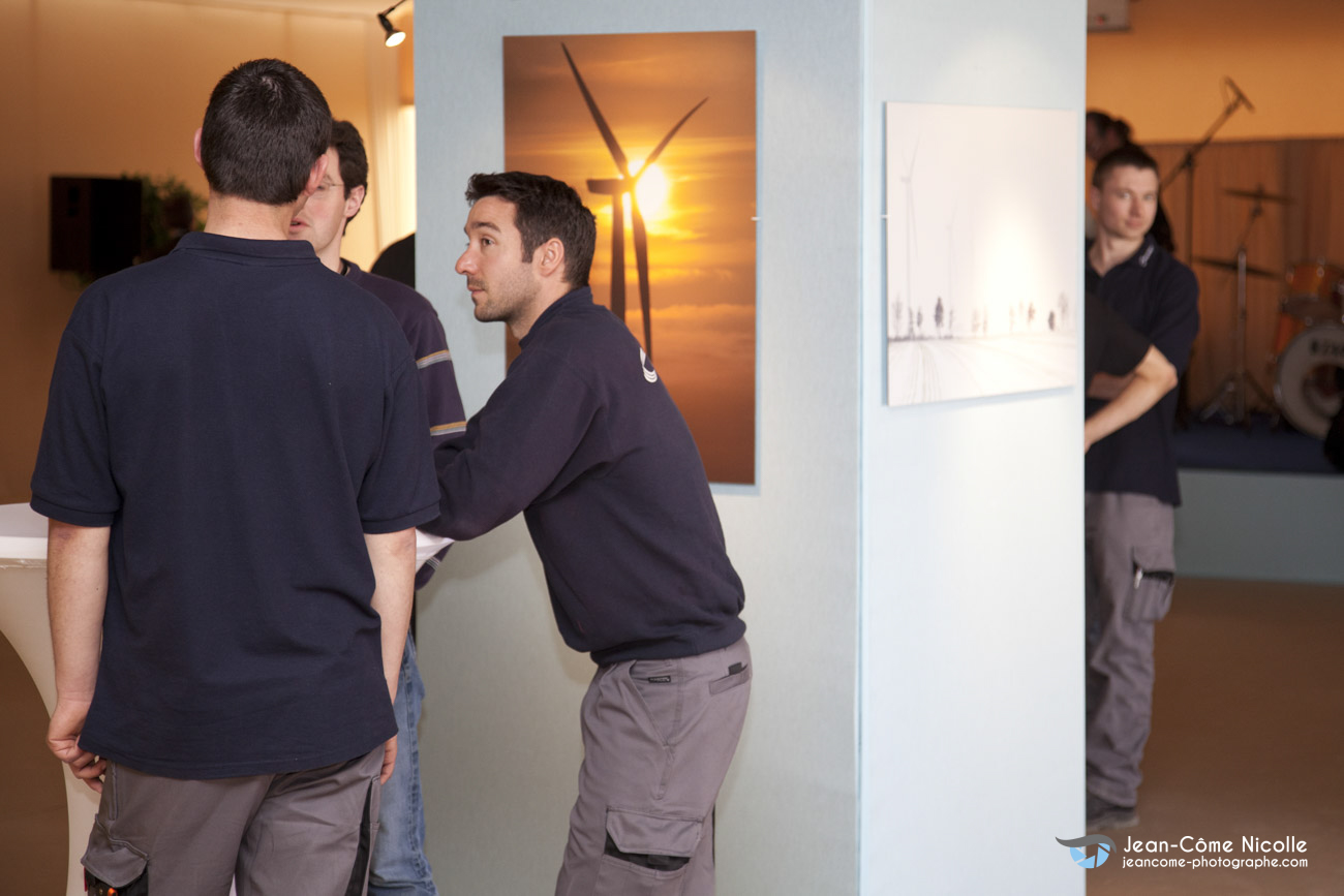 Reportage évènementiel et studio photocall et exposition évènementielle pour inauguration pour Eole Génération, maitre d'oeuvre sur parcs éoliens