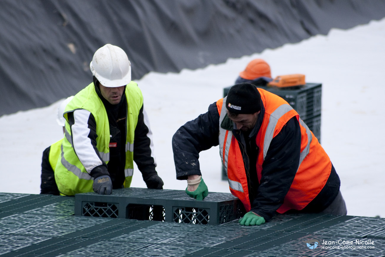 Suivi de chantier et portraits en action pour Frankische, drainage et électricité industrielle