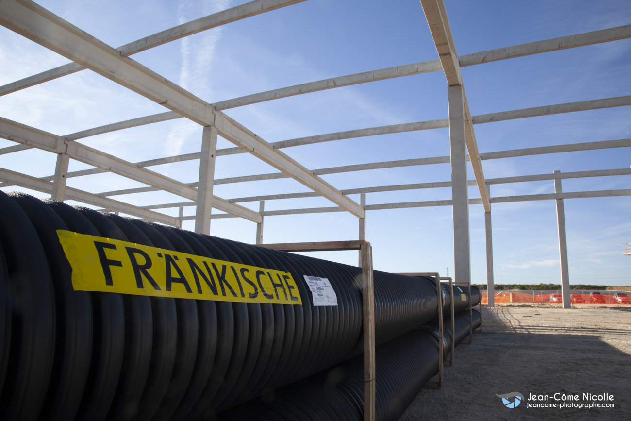 Reportage évènementiel et illustration pour Frankische, drainage et électricité industrielle