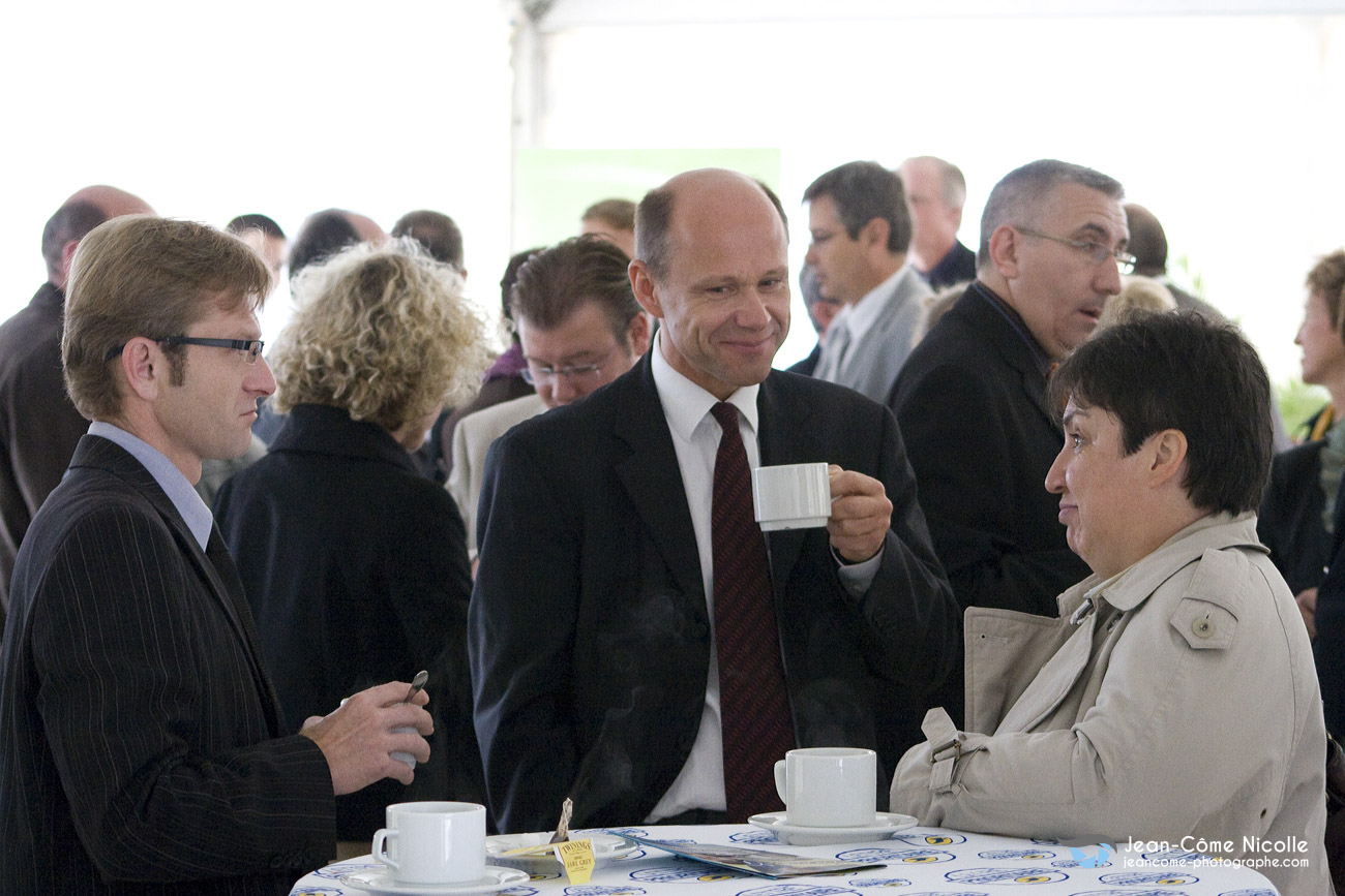 Reportage évènementiel inauguration centre de tri de La Poste, distribution de courrier