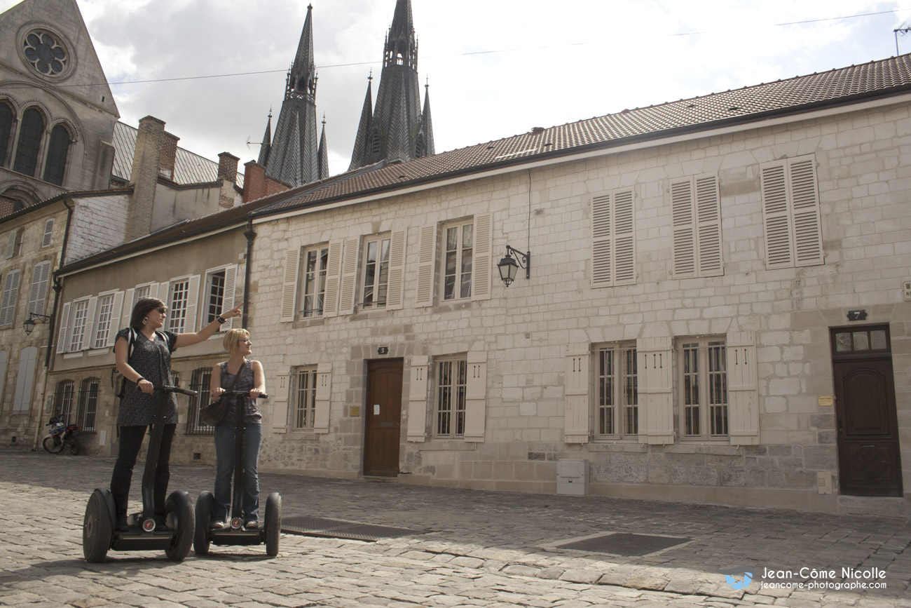 Reportage sur les visites en segway de la ville pour l'Office de Tourisme de Châlons en Champagne