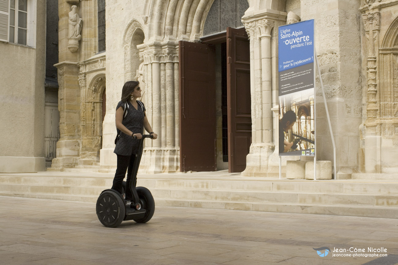 Reportage sur les visites en segway de la ville pour l'Office de Tourisme de Châlons en Champagne