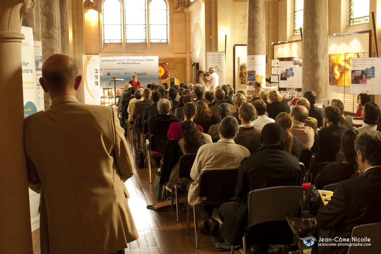 Reportage évènementiel sur la remise des prix du concours de création d'entreprise pour les Boutiques de Gestion, accompagnement de créateurs d'entreprise