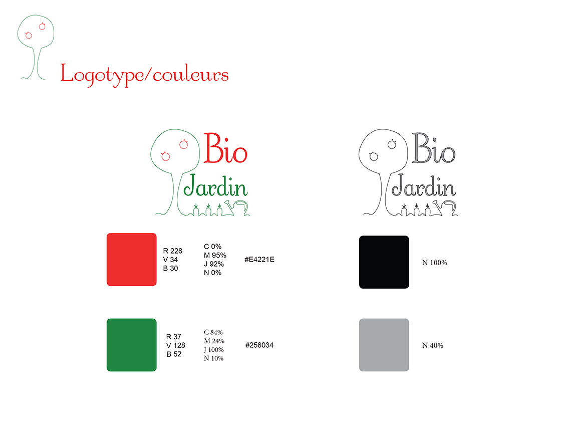 logotype de jardin bio conçu et réalisé par creativemagmastudio.com