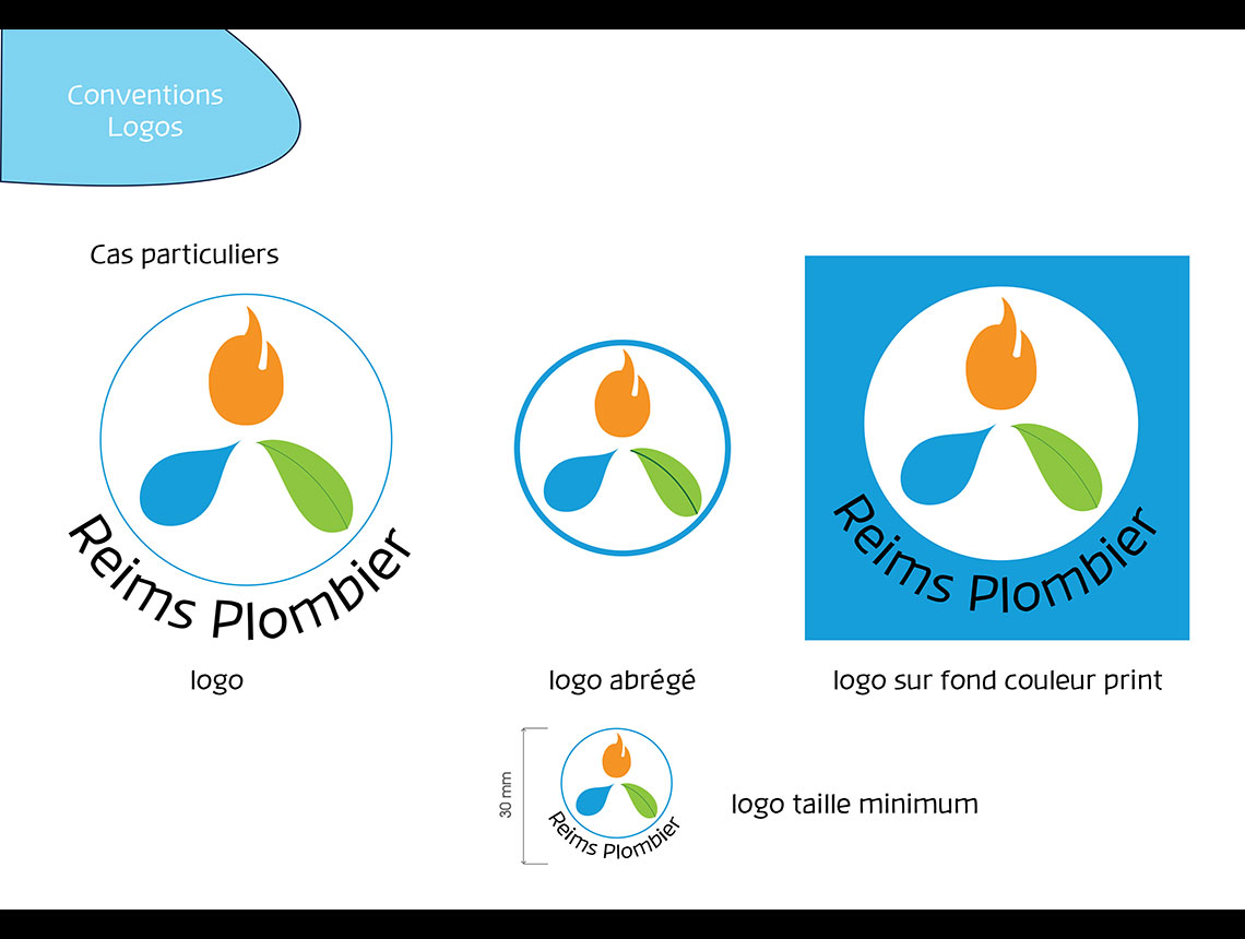 conventions logotypes de reims plombier conçu et réalisé par creativemagmastudio.com